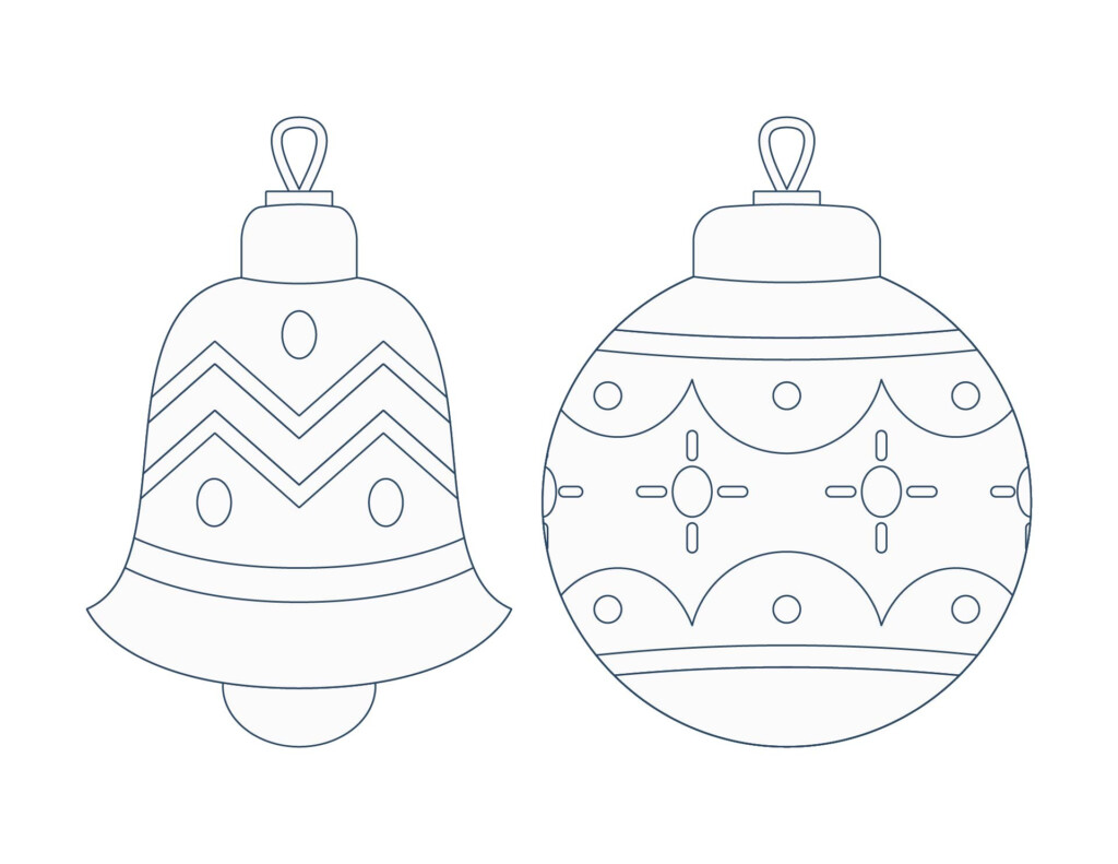 10 Best Ornament Printable Template Printablee