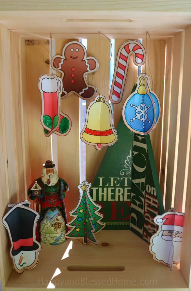 12 FREE Christmas Ornaments Printables And A Christmas Craft Tutorial 