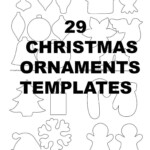 Christmas Ornaments Templates PDF Instant Download DIY Christmas