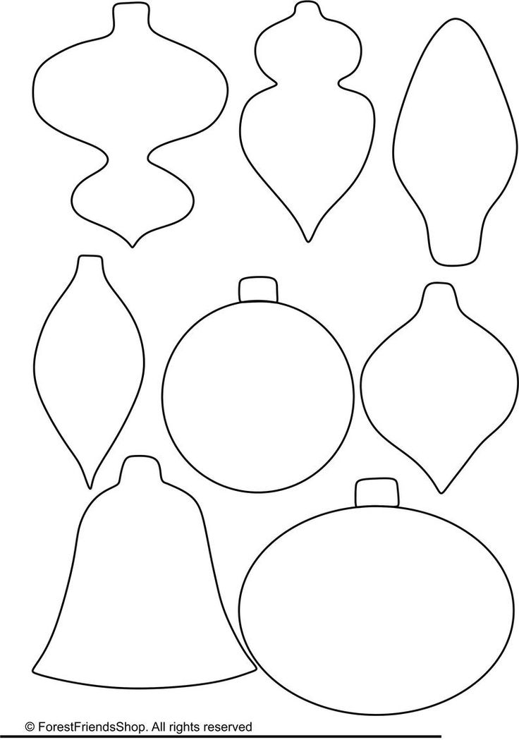 Christmas Ornaments Templates PDF Instant Download DIY Etsy Christmas Ornaments Templates PDF Instant Download DIY Etsy