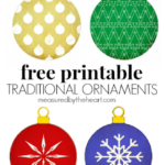 Free Printable Christmas Ornaments By Measured By The Heart