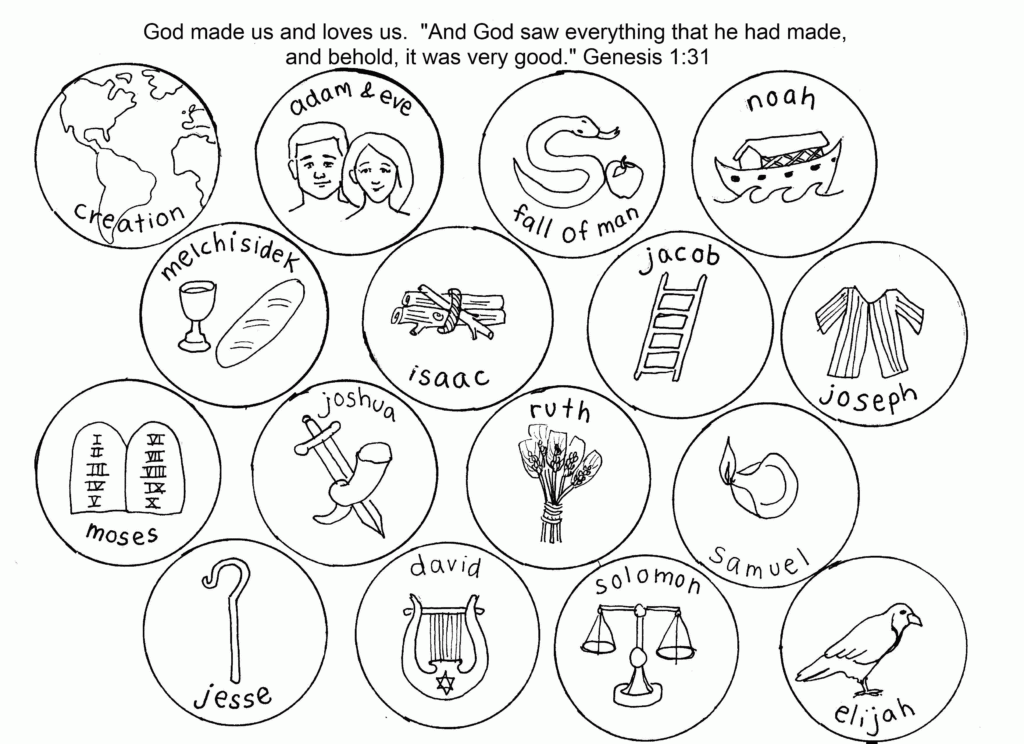 Jesse Tree Coloring Pages Coloring Home