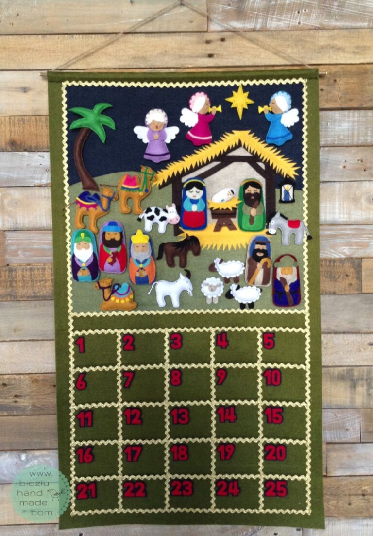 Nativity Scene Advent Calendar Christmas Nativity Scene Christmas